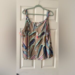 NIC+ZOE Multicolor Striped Blouse
